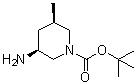 (3S,5R)-3-Amino-5-methyl-1-piperidinecarboxylic acid 1,1-dimethylethyl ester molecular structure (CAS 1312810-39-1)