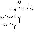 N-(1,2,3,4-Tetrahydro-4-oxo-1-naphthalenyl)carbamic acid 1,1-dimethylethyl ester molecular structure (CAS 1313021-93-0)