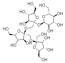 结构式 CAS# 13133-07-8, 蔗果四糖; 耐斯糖