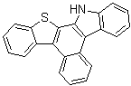 14H-Benzo[c][1]benzothieno[2,3-a]carbazole molecular structure (CAS 1313395-18-4)