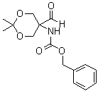 N-(5-Formyl-2,2-dimethyl-1,3-dioxan-5-yl)carbamic acid phenylmethyl ester molecular structure (CAS 1313876-83-3)