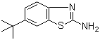 2-Amino-6-tert-butylbenzothiazole molecular structure (CAS 131395-10-3)