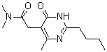 structure of CAS# 1315478-13-7, 2-Butyl-1,6-dihydro-N,N,4-trimethyl-6-oxo-5-pyrimidineacetamide
