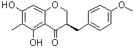 structure of CAS# 1316759-83-7, Ophiopogonanone B;5,7-Dihydroxy-3-(4-methoxybenzyl)-6-methylchroman-4-one