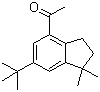 结构式 CAS# 13171-00-1, 萨利麝香; 1-(6-叔丁基-1,1-二甲基-2,3-二氢-1H-茚-4-基)乙酮