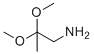 2,2-Dimethoxypropan-1-amine molecular structure (CAS 131713-50-3)