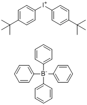 结构式 CAS# 131725-16-1, 双(4-(叔-丁基)苯基)碘鎓四苯基硼酸酯