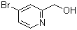 4-Bromo-2-pyridinemethanol molecular structure (CAS 131747-45-0)
