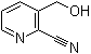 结构式 CAS# 131747-56-3, 3-(羟甲基)-2-吡啶甲腈