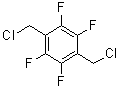 1,4-Bis(chloromethyl)-2,3,5,6-tetrafluorobenzene molecular structure (CAS 131803-37-7)