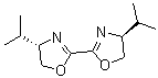 (4S,4'S)-(-)-4,4',5,5'-Tetrahydro-4,4'-bis(1-methylethyl)-2,2'-bioxazole molecular structure (CAS 131833-89-1)