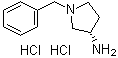 结构式 CAS# 131852-54-5, (3S)-(+)-1-苄基-3-氨基吡咯烷二盐酸盐