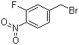 3-Fluoro-4-nitrobenzyl bromide molecular structure (CAS 131858-37-2)