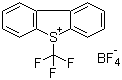 S-(Trifluoromethyl)dibenzothiophenium tetrafluoroborate molecular structure (CAS 131880-16-5)