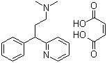 马来酸非尼拉敏分子结构 (CAS 132-20-7)
