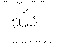 structure of CAS# 1321590-78-6, 4,8-Bis[(2-butyloctyl)oxy]benzo[1,2-b:4,5-b']dithiophene