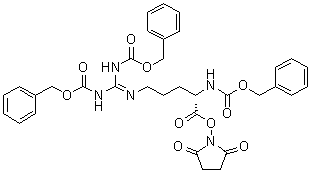 结构式 CAS# 132160-73-7, (10S)-10-[[(2,5-二氧代-1-吡咯烷基)氧基]羰基]-3-氧代-1-苯基-5-[[(苯基甲氧基)羰基]氨基]-2-氧杂-4,6,11-三氮杂十二碳-4-烯-12-酸苄酯