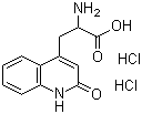 2-Amino-3-(1,2-dihydro-2-oxo-4-quinolyl)propionic acid dihydrochloride molecular structure (CAS 132210-25-4)
