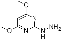 (4,6-二甲氧基嘧啶-2-基)肼分子结构 (CAS 13223-30-8)