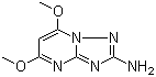 2-Amino-5,7-dimethoxy-1,2,4-triazolo[1,5-a]pyrimidine molecular structure (CAS 13223-43-3)