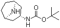 structure of CAS# 132234-68-5, exo-3-Boc-aminotropane;N-(3-exo)-8-Azabicyclo[3.2.1]oct-3-ylcarbamic acid tert-butyl ester