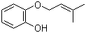 2-(3-Methylbut-2-enyloxy)phenol molecular structure (CAS 132277-33-9)