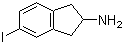 structure of CAS# 132367-76-1, 5-Iodo-2-aminoindan;2,3-Dihydro-5-iodo-1H-inden-2-amine