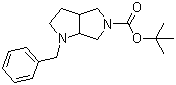 1-Benzylhexahydropyrrolo[3,4-b]pyrrole-5-carboxylic acid tert-butyl ester molecular structure (CAS 132414-80-3)