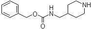 Phenylmethyl [(4-piperidinyl)methyl]carbamate molecular structure (CAS 132431-09-5)
