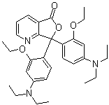 3,3-二(4-二乙基氨基-2-乙氧基苯基)-4-氮杂苯酞分子结构 (CAS 132467-74-4)