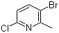 3-Bromo-6-chloro-2-methylpyridine molecular structure (CAS 132606-40-7)