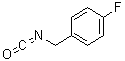 structure of CAS# 132740-43-3, 4-Fluorobenzyl isocyanate;4-Fluorophenylmethyl isocyanate; p-Fluorobenzyl isocyanate