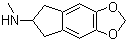 6,7-Dihydro-N-methyl-5H-indeno[5,6-d]-1,3-dioxol-6-amine molecular structure (CAS 132741-82-3)