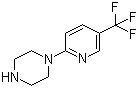 1-[5-(Trifluoromethyl)pyridin-2-yl]piperazine molecular structure (CAS 132834-58-3)