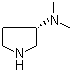 (S)-3-(Dimethylamino)pyrrolidine molecular structure (CAS 132883-44-4)