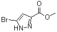 5-Bromo-1H-pyrazole-3-carboxylic acid methyl ester molecular structure (CAS 1328893-17-9)