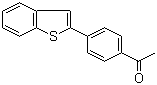 2-(4-乙酰基苯基)苯并噻吩分子结构 (CAS 132932-62-8)