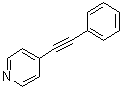 4-(2-苯基乙炔基)吡啶分子结构 (CAS 13295-94-8)