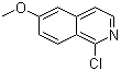 structure of CAS# 132997-77-4, 1-Chloro-6-methoxyisoquinoline;6-Methoxy-1-chloroisoquinoline