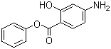 对氨基水杨酸苯酯分子结构 (CAS 133-11-9)