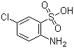 4-氯苯胺-2-磺酸分子结构 (CAS 133-74-4)