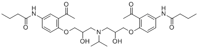 Acebutolol dimer molecular structure (CAS 1330165-98-4)