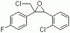 Z-3-Chloro-1-(2-chlorophenyl)-2-(4-fluorophenyl)-oxirane molecular structure (CAS 133024-33-6)
