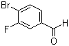 4-Bromo-3-fluorobenzaldehyde molecular structure (CAS 133059-43-5)