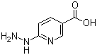 structure of CAS# 133081-24-0, 6-Hydrazinonicotinic acid