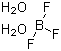 Boron trifluoride dihydrate molecular structure (CAS 13319-75-0)