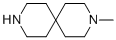 structure of CAS# 13323-45-0, 3-Methyl-3,9-diazaspiro[5.5]undecane