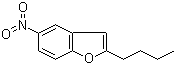 结构式 CAS# 133238-87-6, 2-丁基-5-硝基苯并呋喃