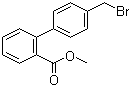 Methyl 4'-bromomethylbiphenyl-2-carboxylate molecular structure (CAS 133240-26-3)