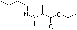structure of CAS# 133261-07-1, 1-Methyl-3-propyl-1H-pyrazole-5-carboxylic acid ethyl ester